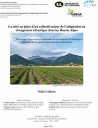 Un Collectif Pour L'adaptation Au Changement Climatique Mémoire Mélie Caillaux 2016 1